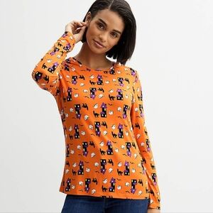 Halloween Women's Jollidays Long Sleeve Crew Neck T-shirt